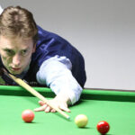 Bangkok, Thailand - SEP 1:Ken Doherty of Ireland participates in a Sangsom Six-red World Championship 2014 at Montien Riverside Hotel on September 1, 2014 in Bangkok, Thailand.